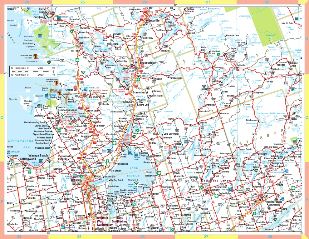 Preview of the locally stored Central Ontario map PDF