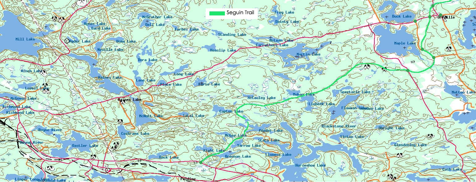 Original west trail map