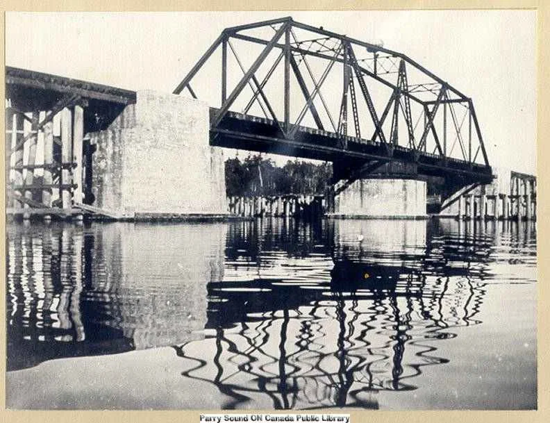 Historic Rose Point swing bridge
